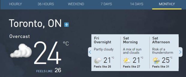 Weather Forcast_Feel Like